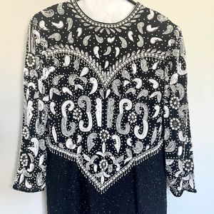 Vintage Scala Full  sequenced dress